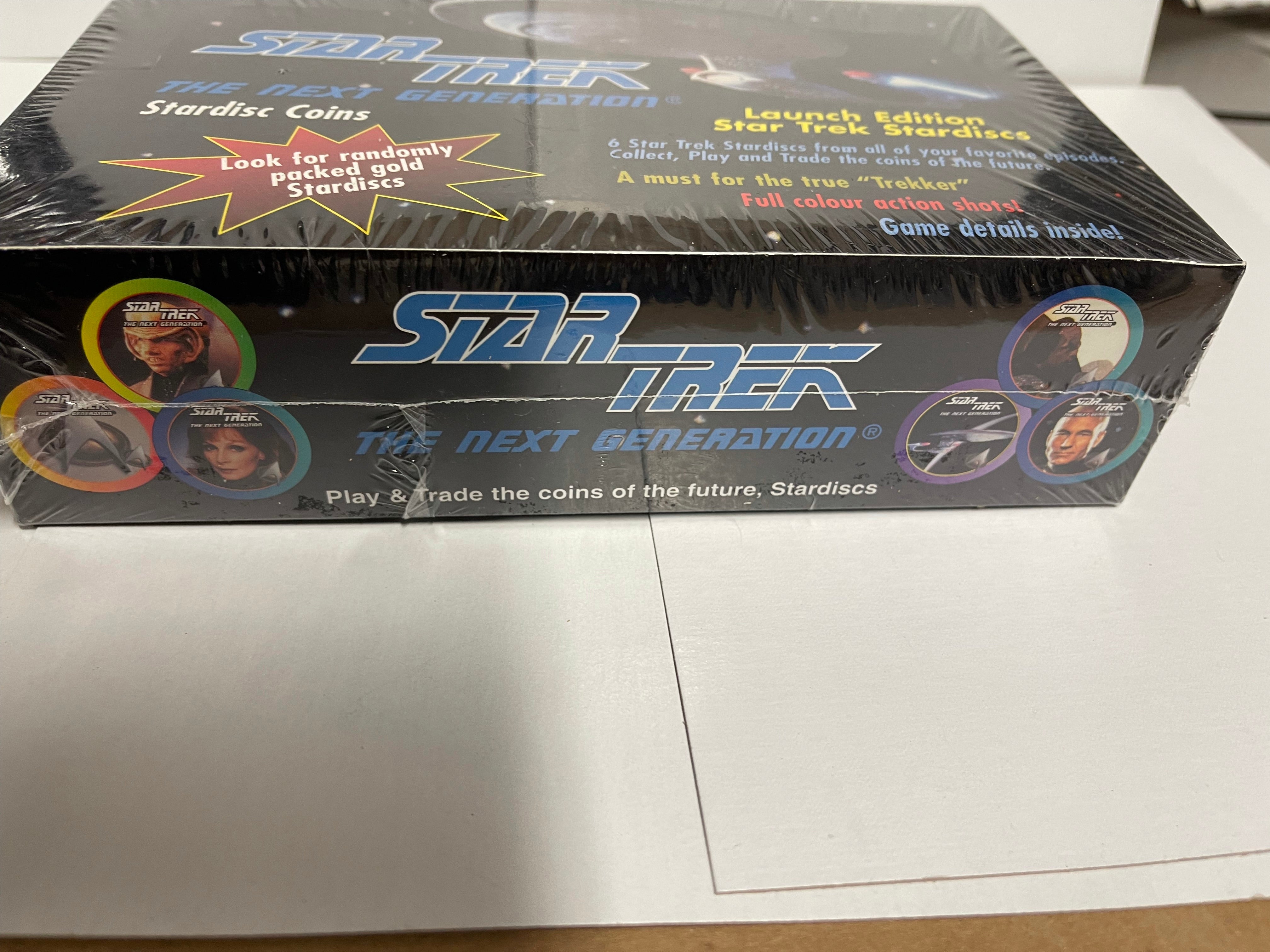 Star Trek Pogs factory sealed box 1994