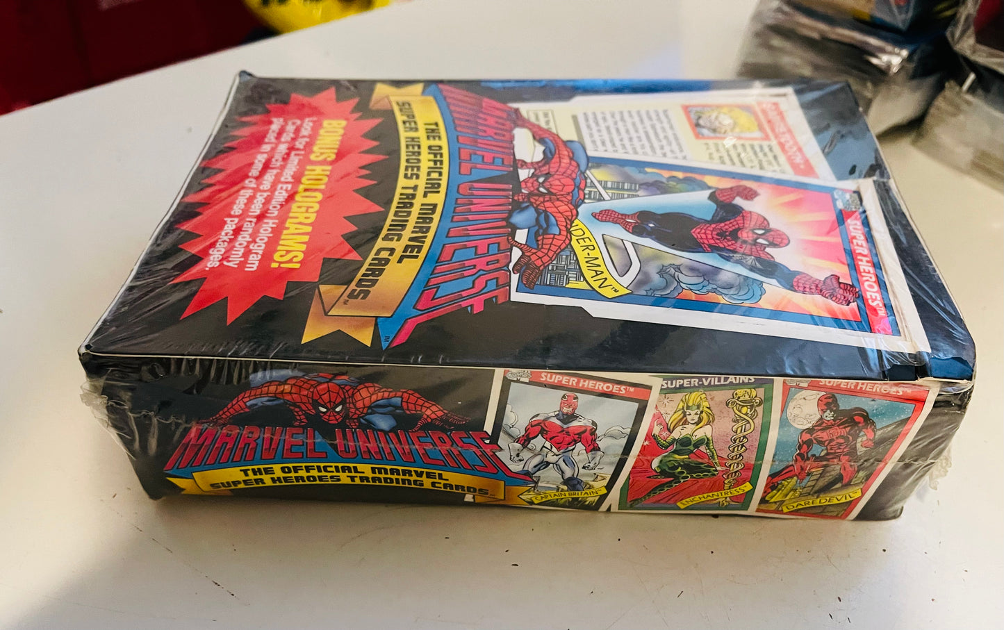 Marvel Universe series 1 rare cards factory sealed box 1990