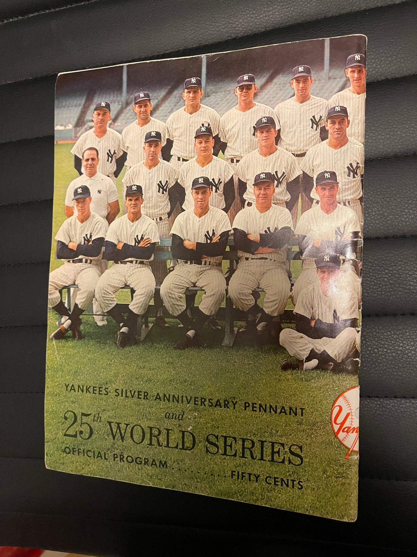 New York Yankees baseball rare World Series program 1960