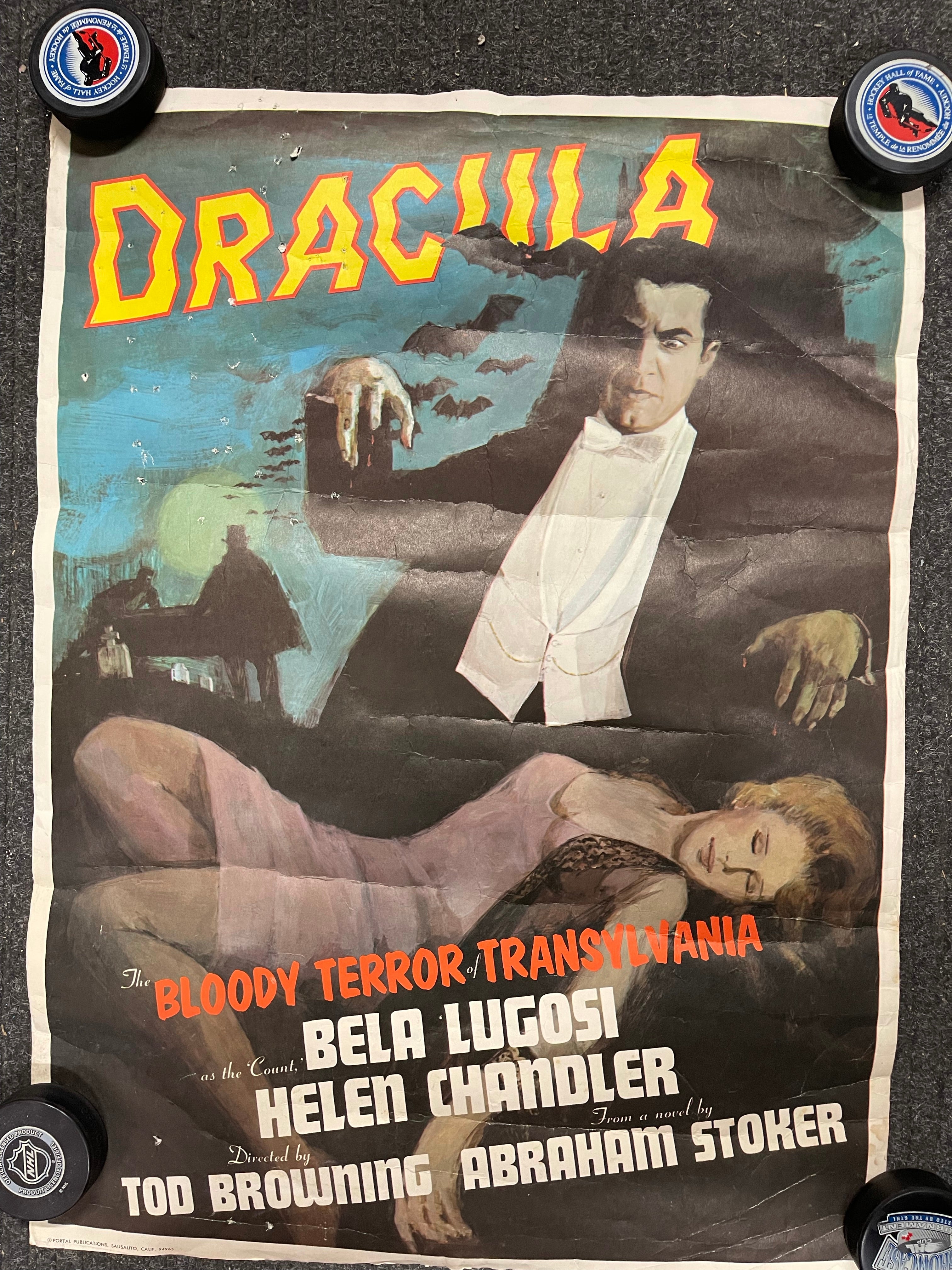 Dracula vintage Horror movie poster 1970s