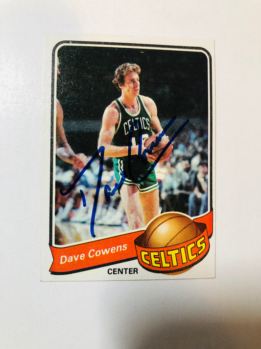 Dave Cowens Boston Celtics basketball autograph card with COA