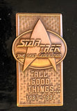 Star Trek Bronze heavy detailed limited issued pin 1994