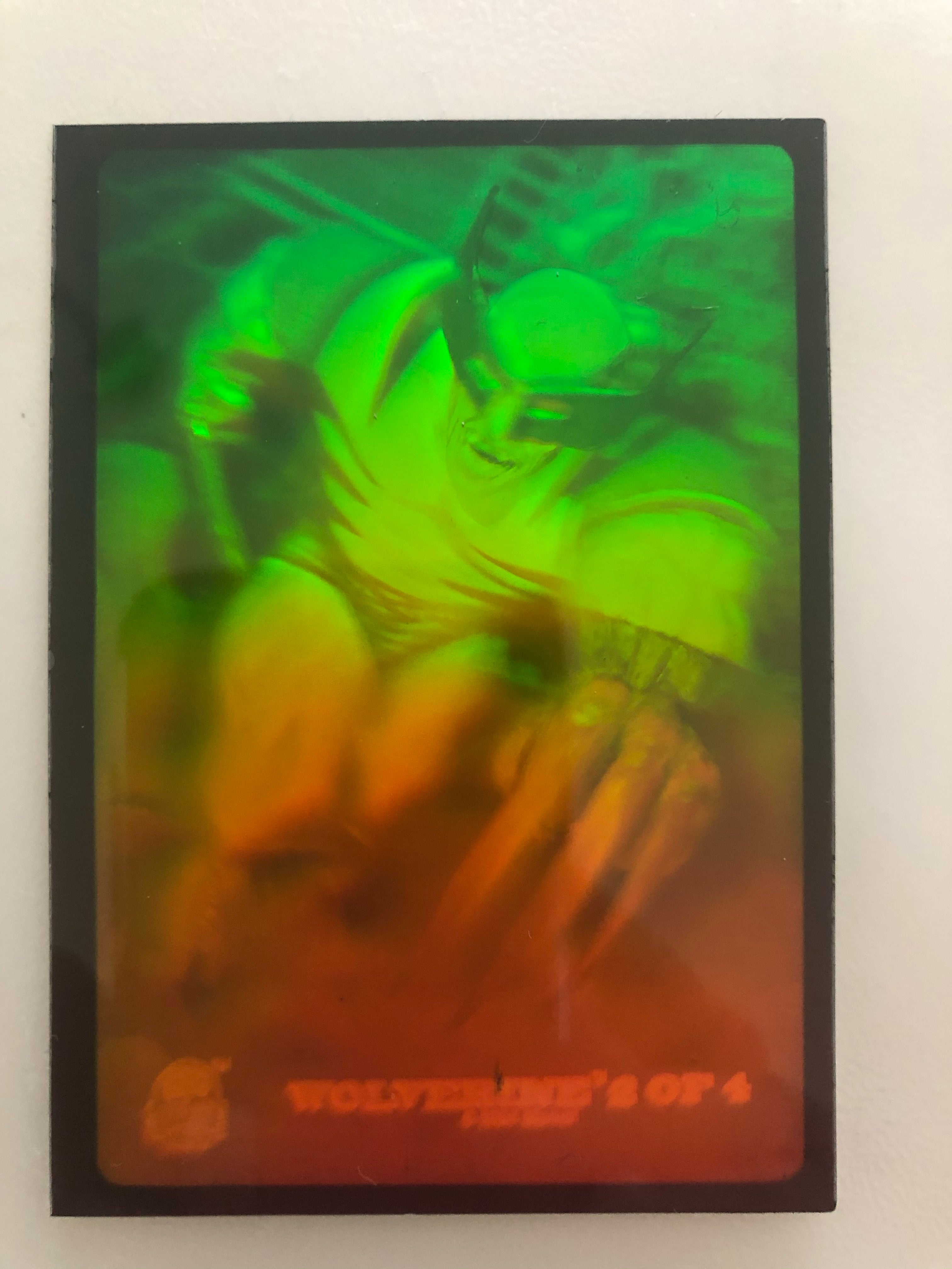 Marvel Wolverine hologram insert card