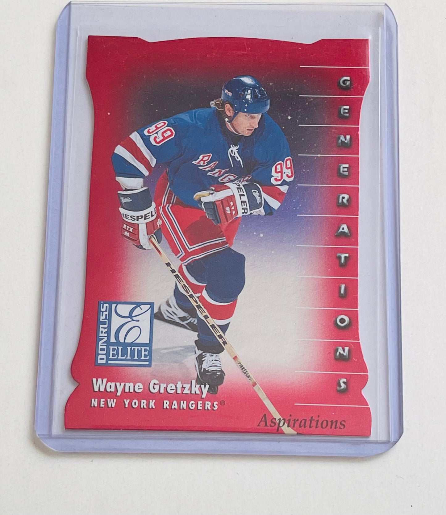 Wayne Gretzky Donruss Elite Hockey numbered insert card 1998