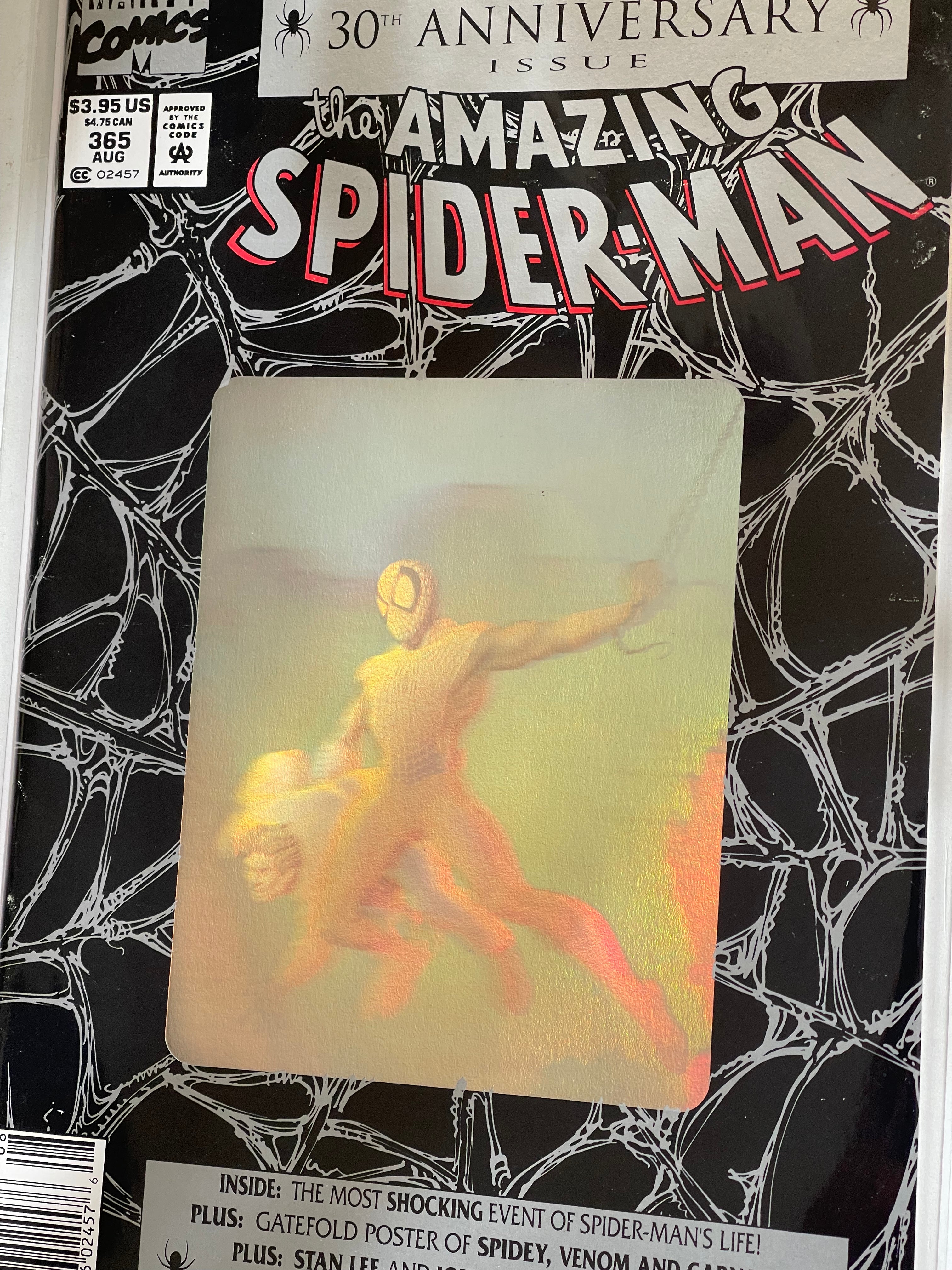 Amazing Spider-Man Hologram cover vintage comic #365