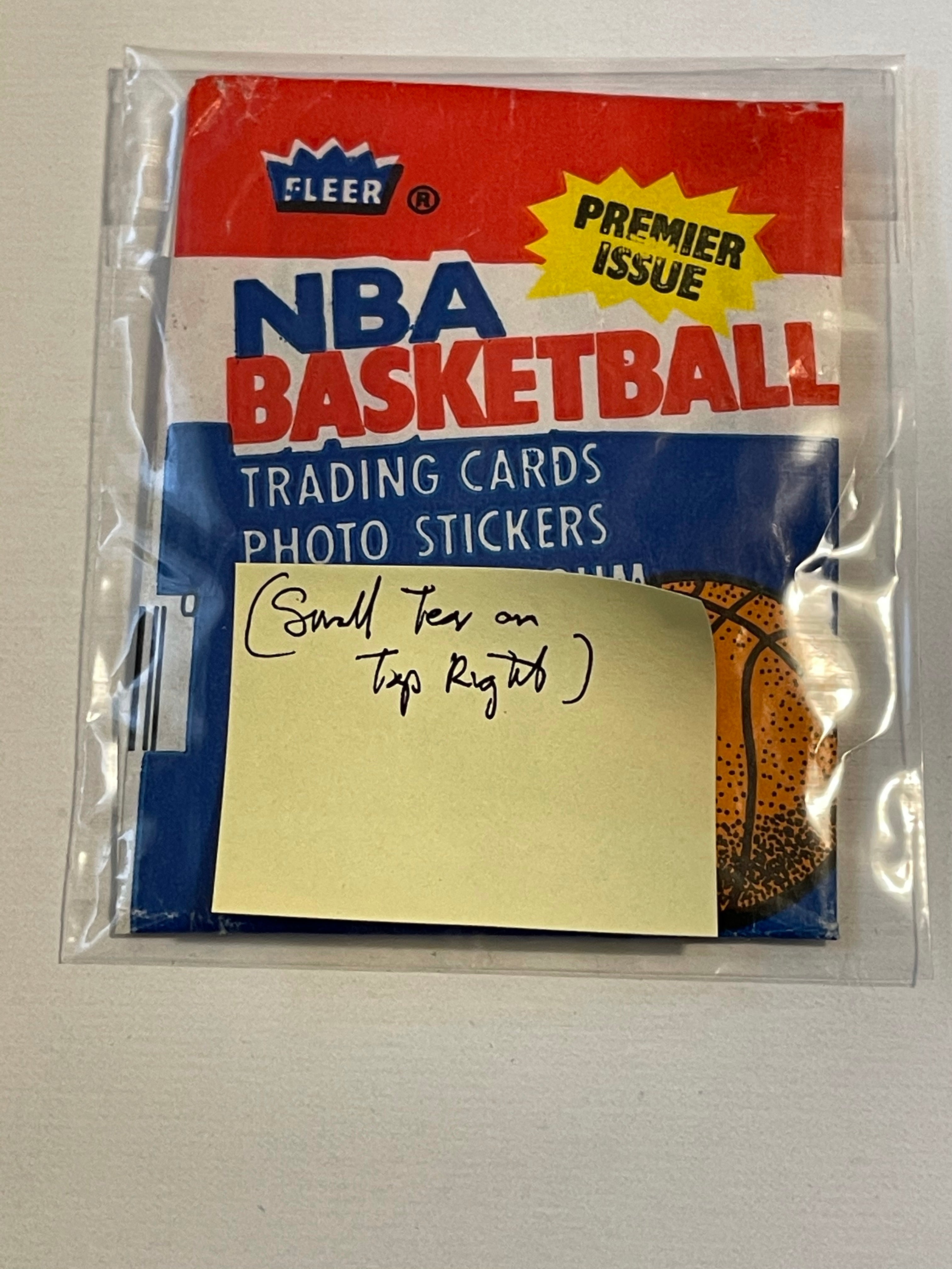 1986 Fleer Basketball rare vintage wrapper