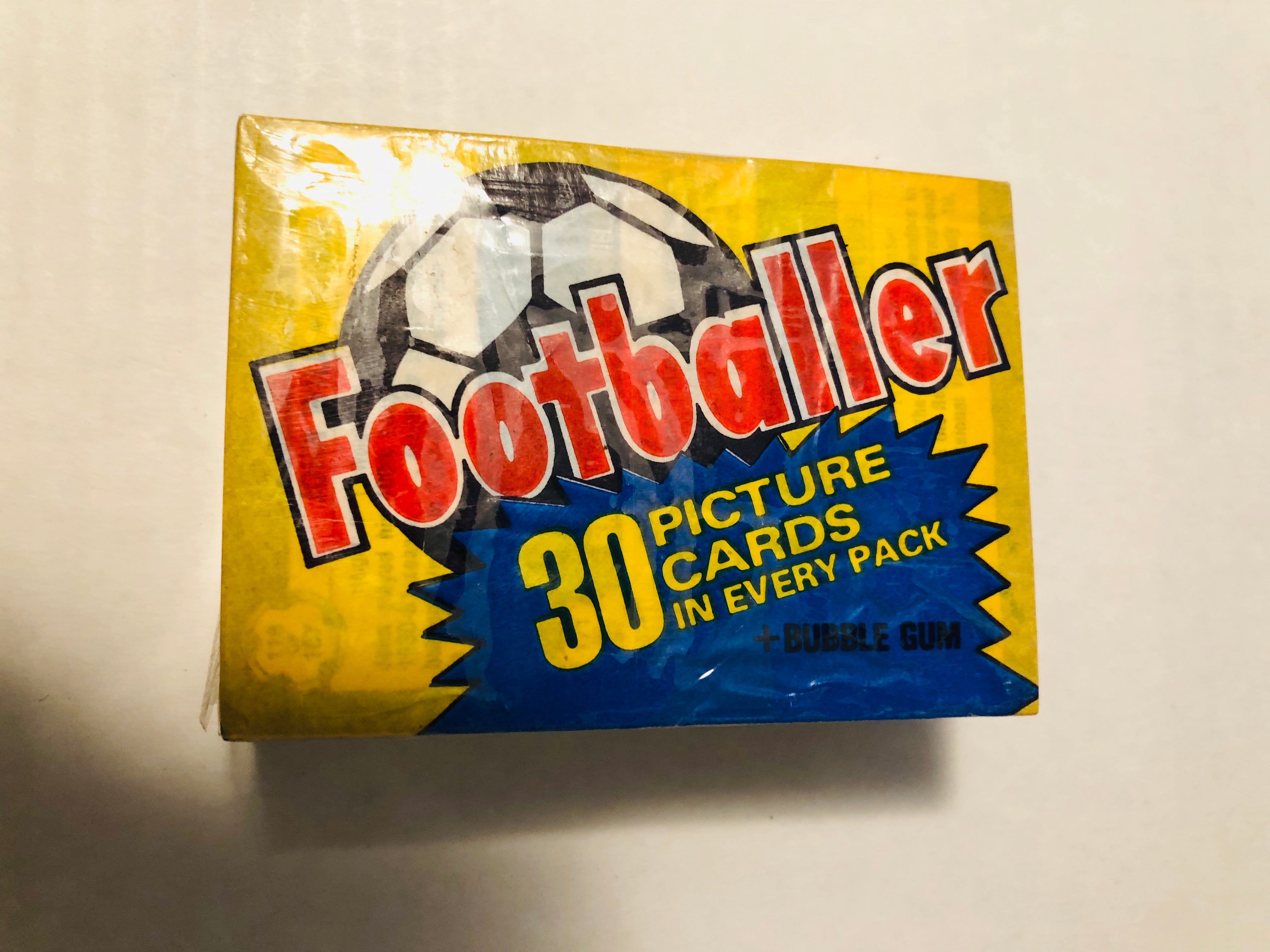 Soccer Footballer rare vintage cards set 1980s