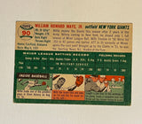 Willie Mays Topps original baseball card 1954
