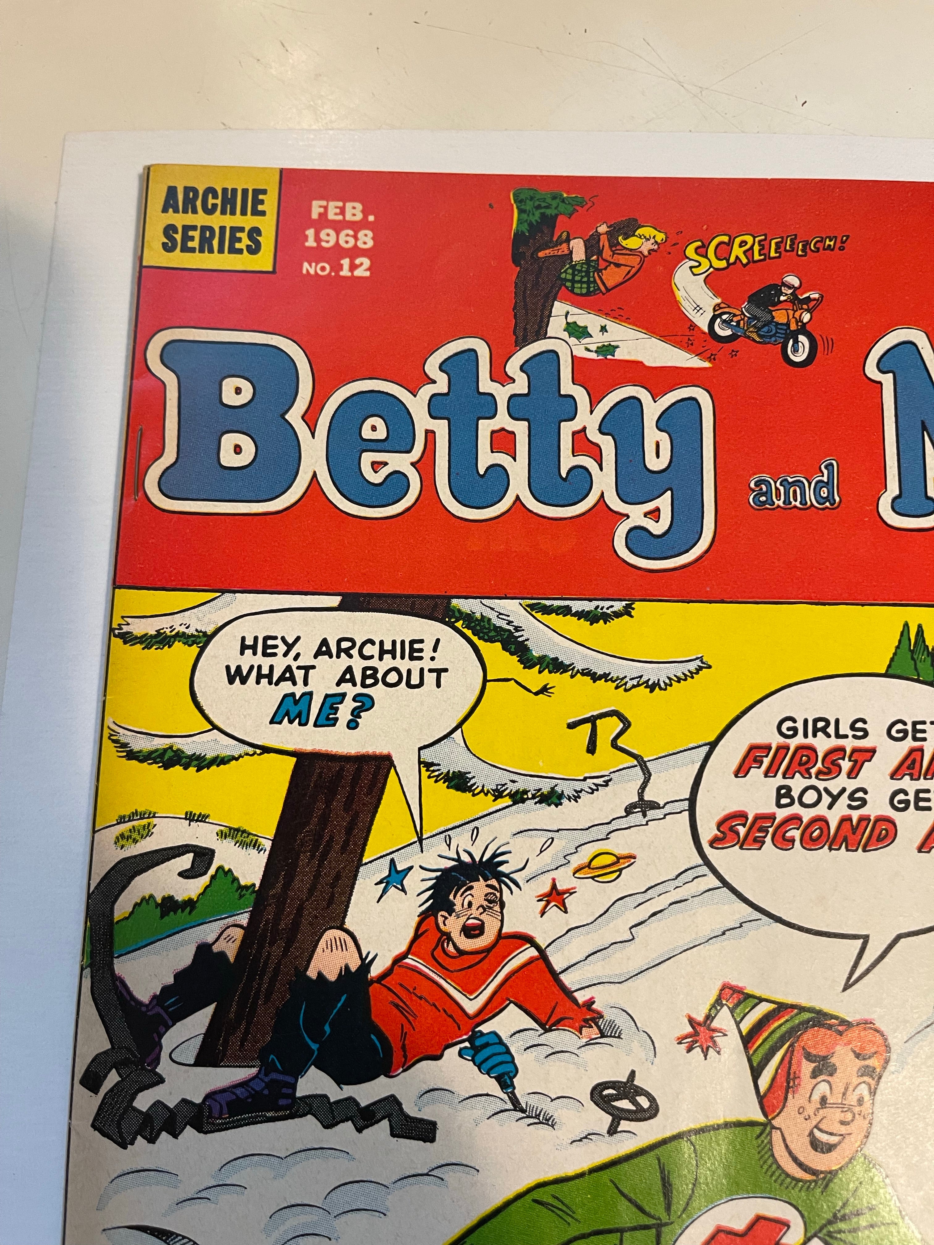 Archie Betty and Me comic 1968