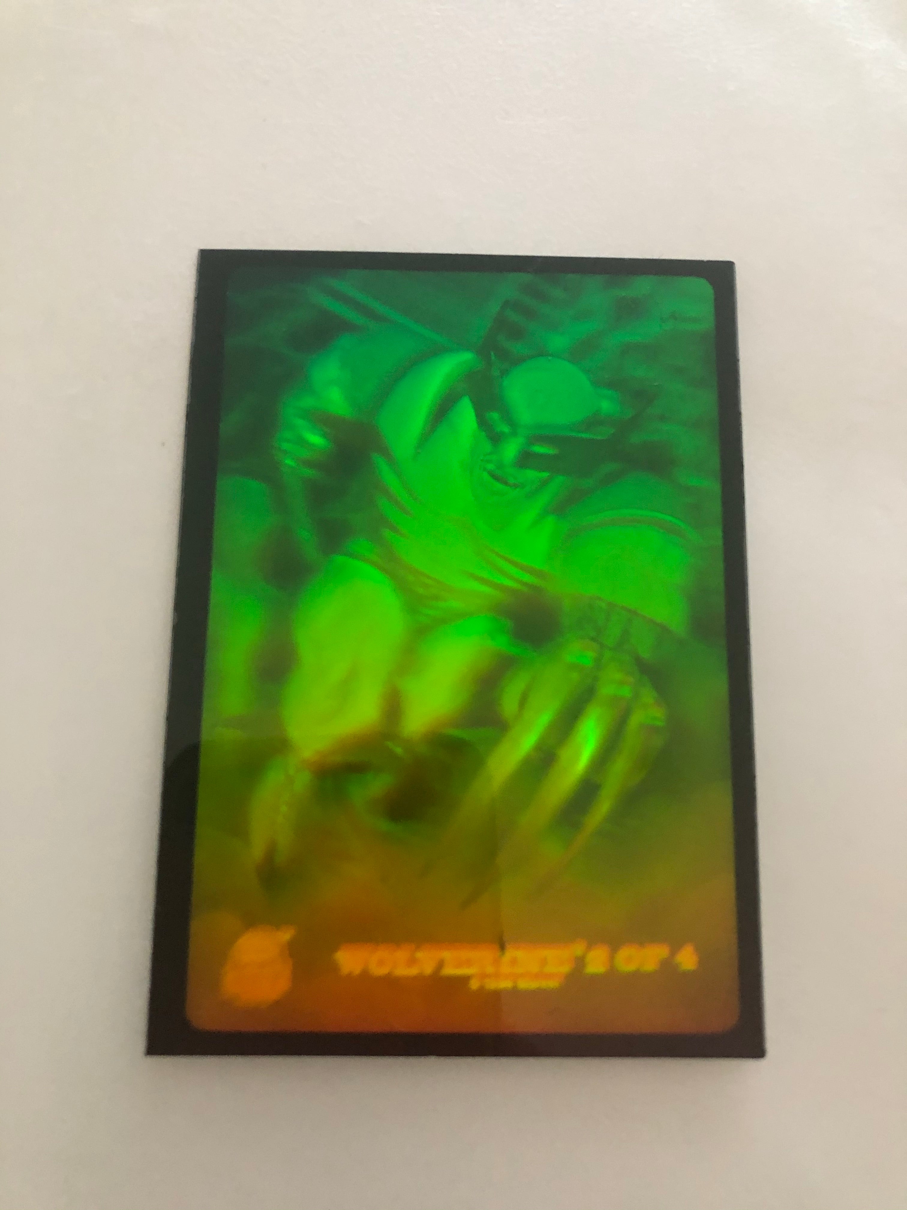 Marvel Wolverine hologram insert card