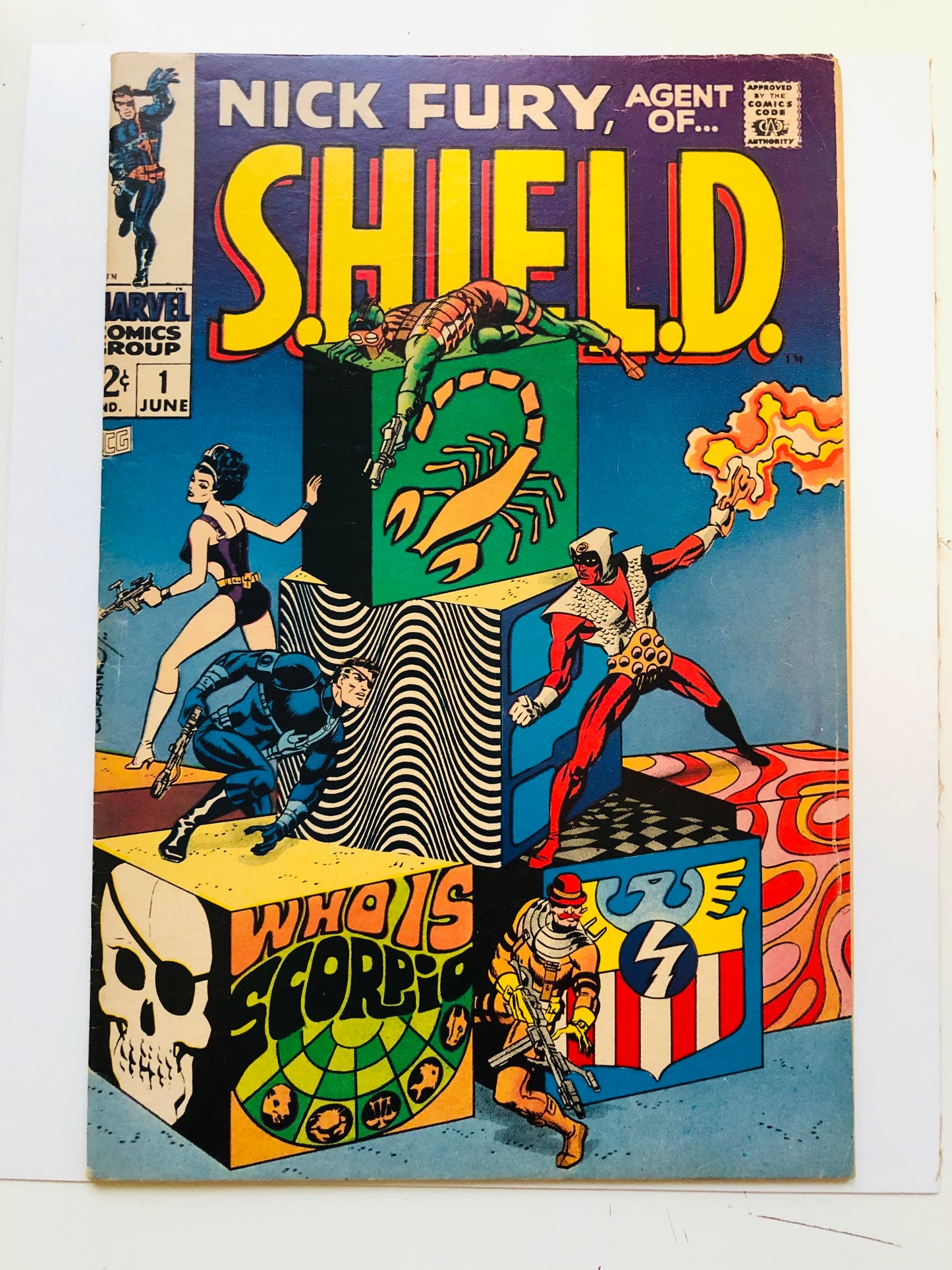 Nick Fury Agent of Shield #1 comic book 1968