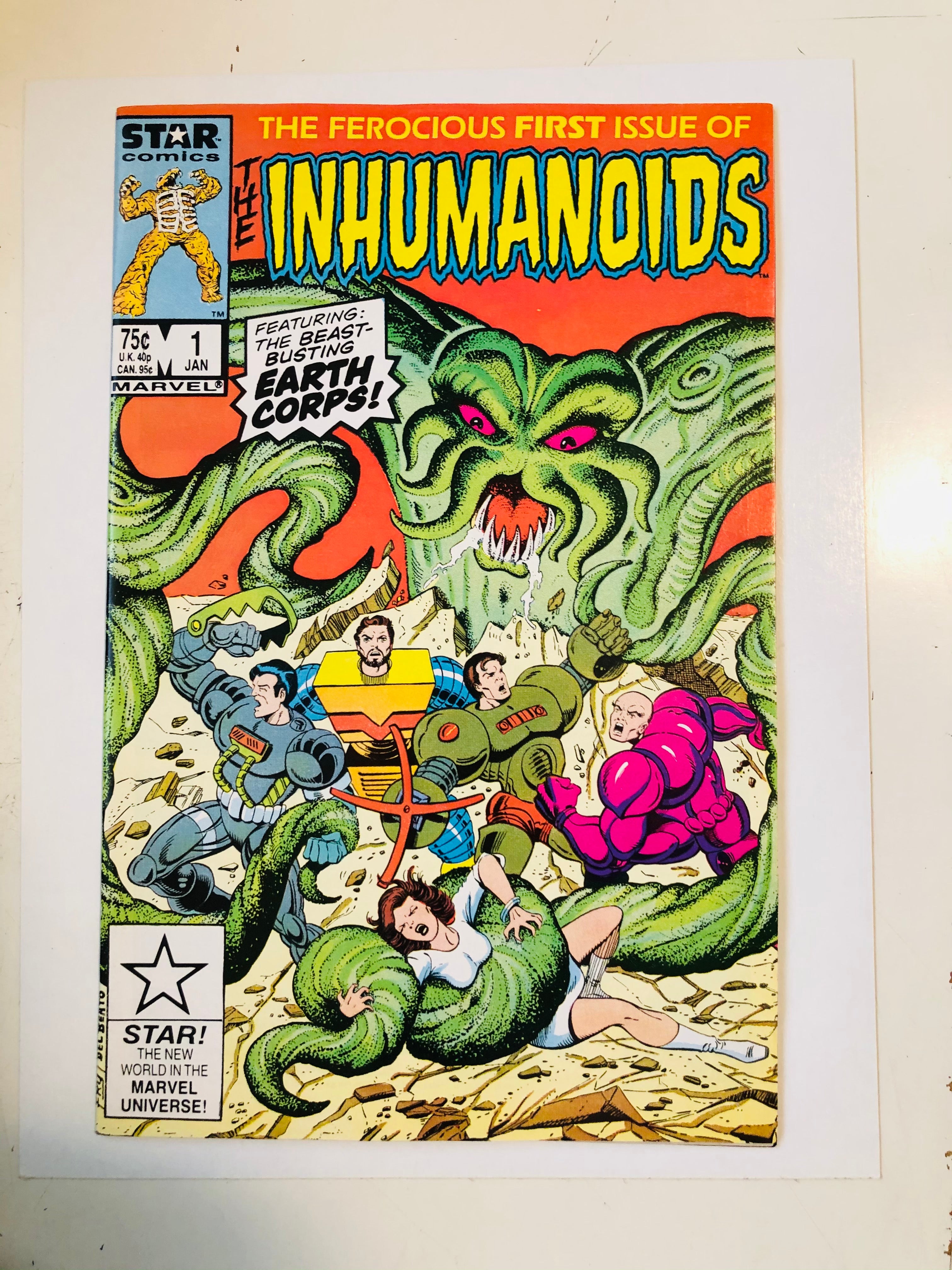 Inhumanoids comic #1 issue