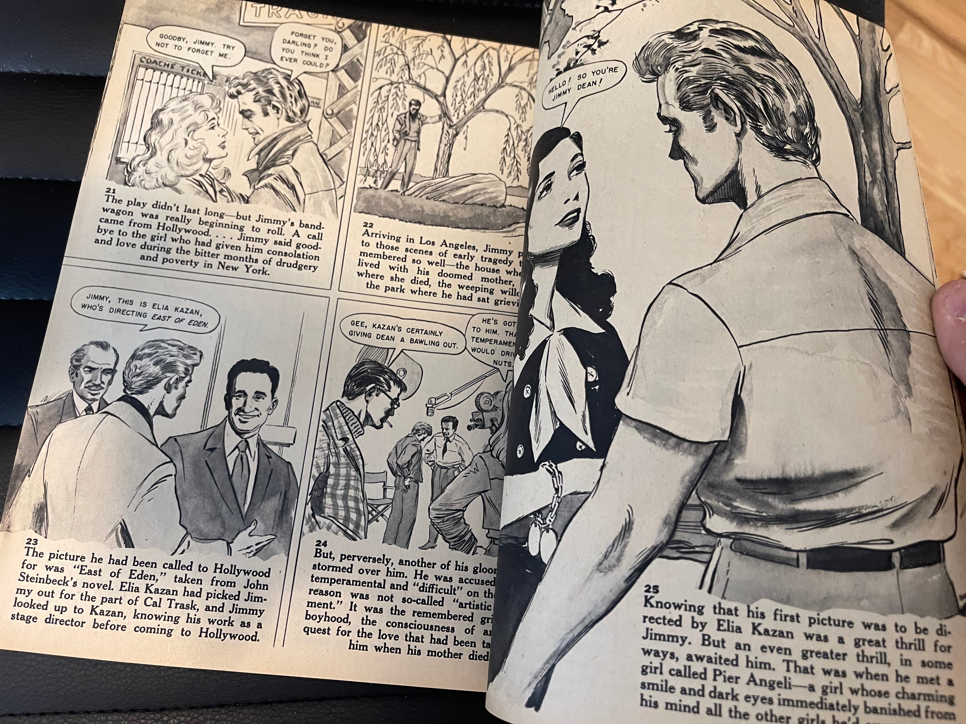 1956 Elvis / James Dean rare movie magazine