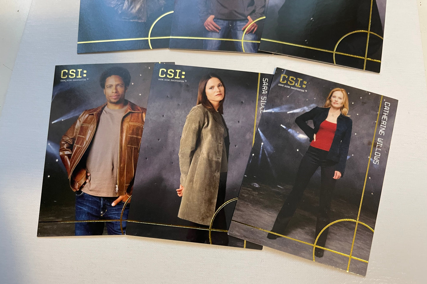 CSI Las Vegas TV show rare insert cards set