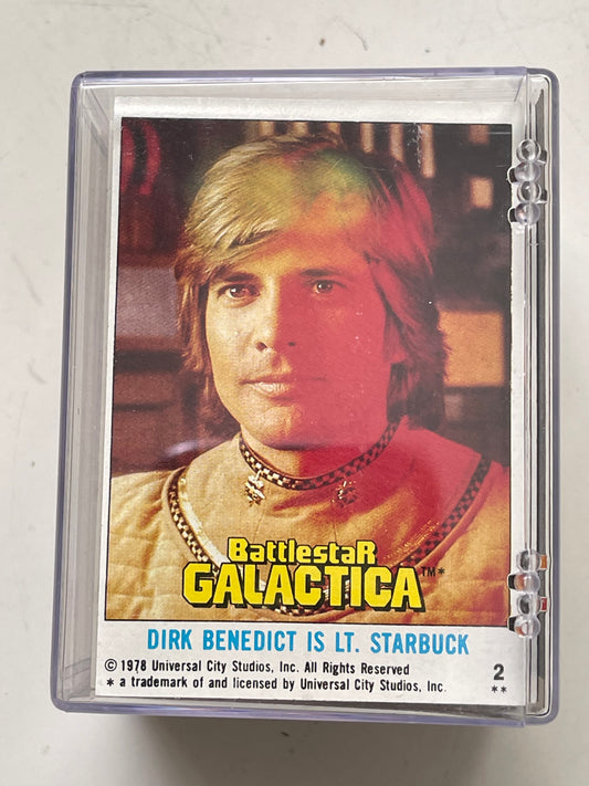 Battlestar Galactica TV show rare cards set 1978