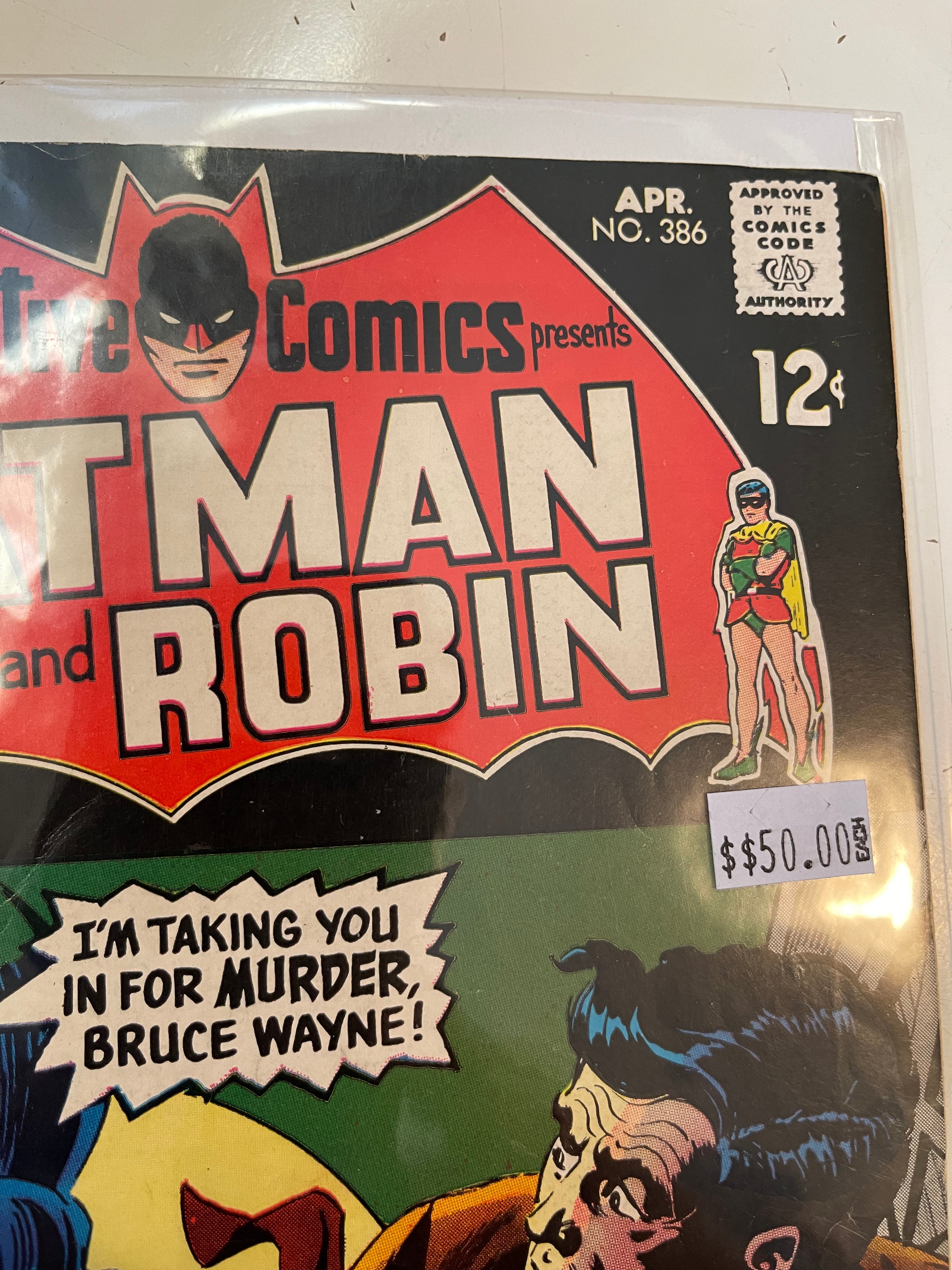 Batman #386 vintage VF condition comic book