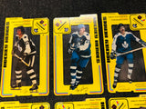 1975 Toronto Maple Leafs hockey Heroes 6 stand-ups rare set