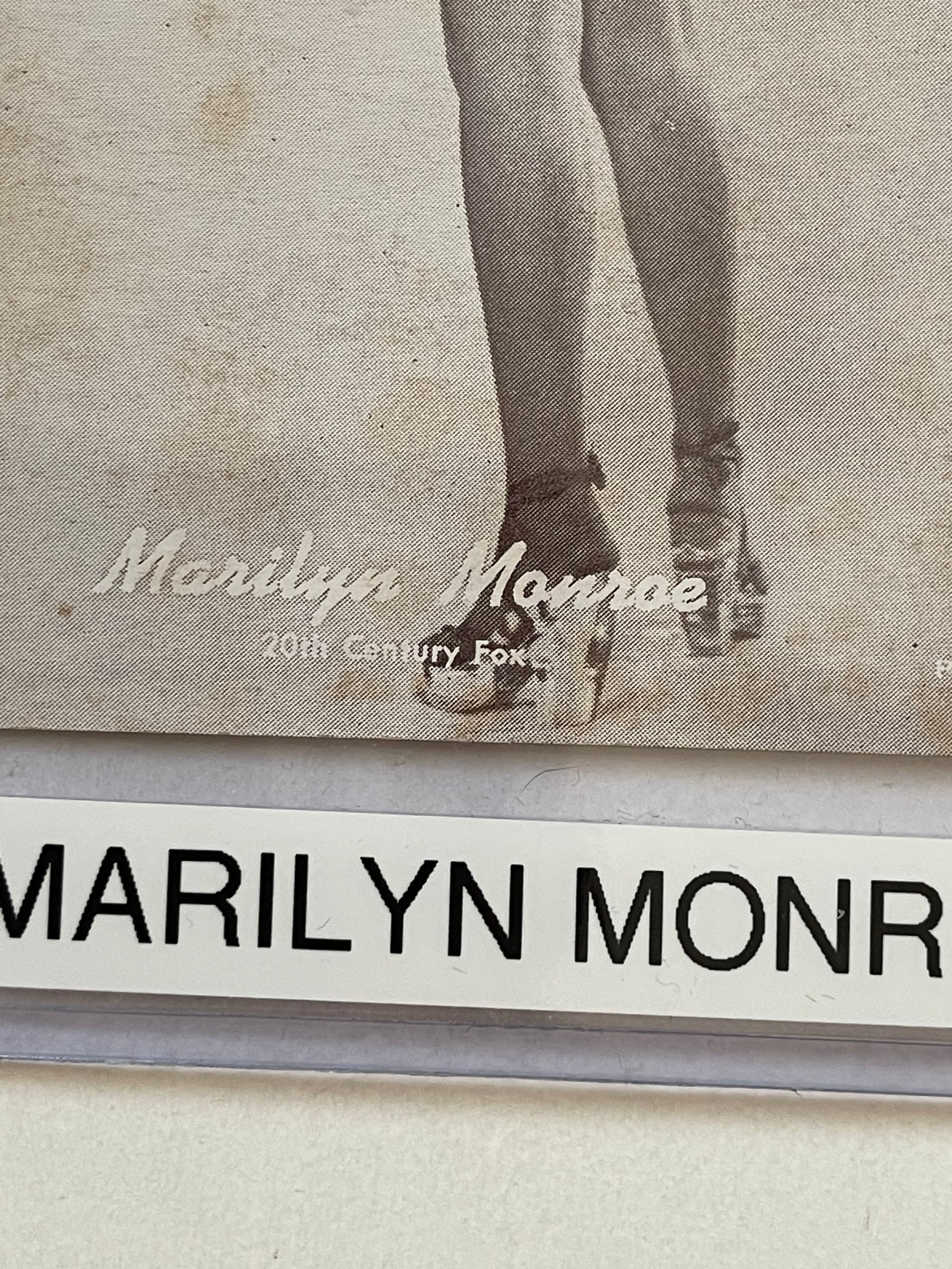 Marilyn Monroe original rare movie Exhibit card 1962