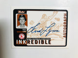Fred Lynn Boston Red Sox autograph baseball insert card