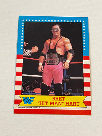 Brett Hart Wrestling O-Pee-Chee high grade rookie card 1987