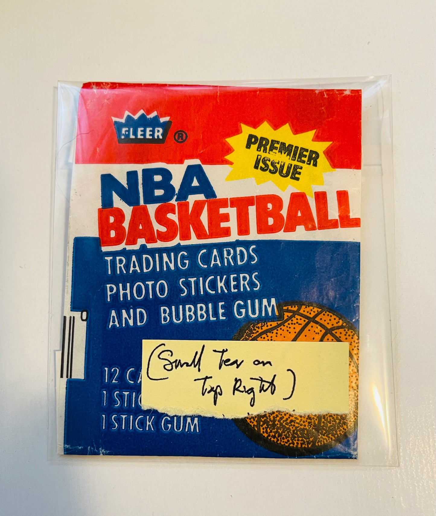 1986 Fleer Basketball rare vintage wrapper