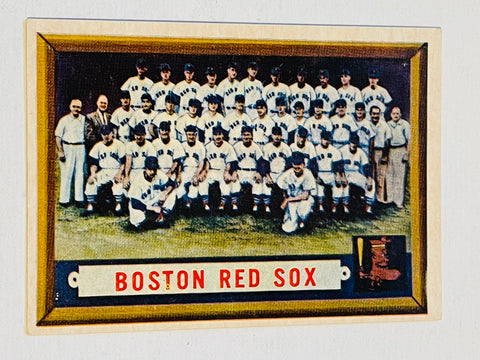1957 Topps Boston Red Sox high grade team card