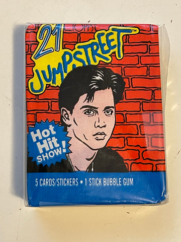 21 Jump st. Trading cards set with wrapper 1987