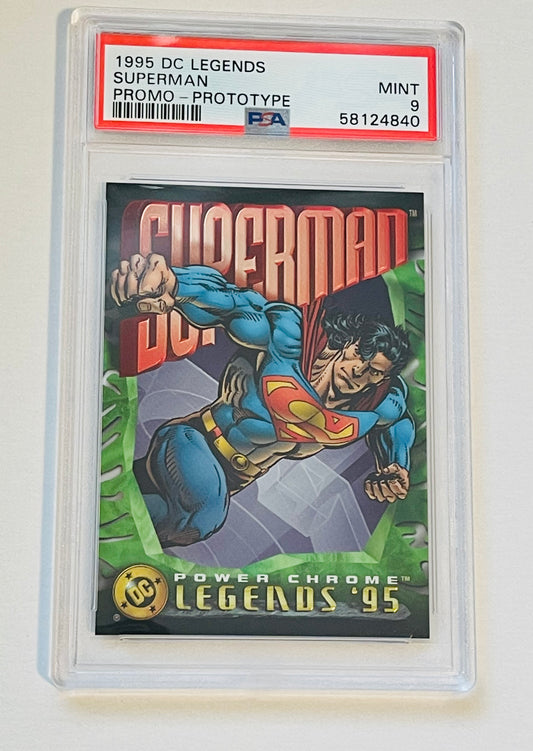 Superman DC legends foil promo PSA 9 high grade card