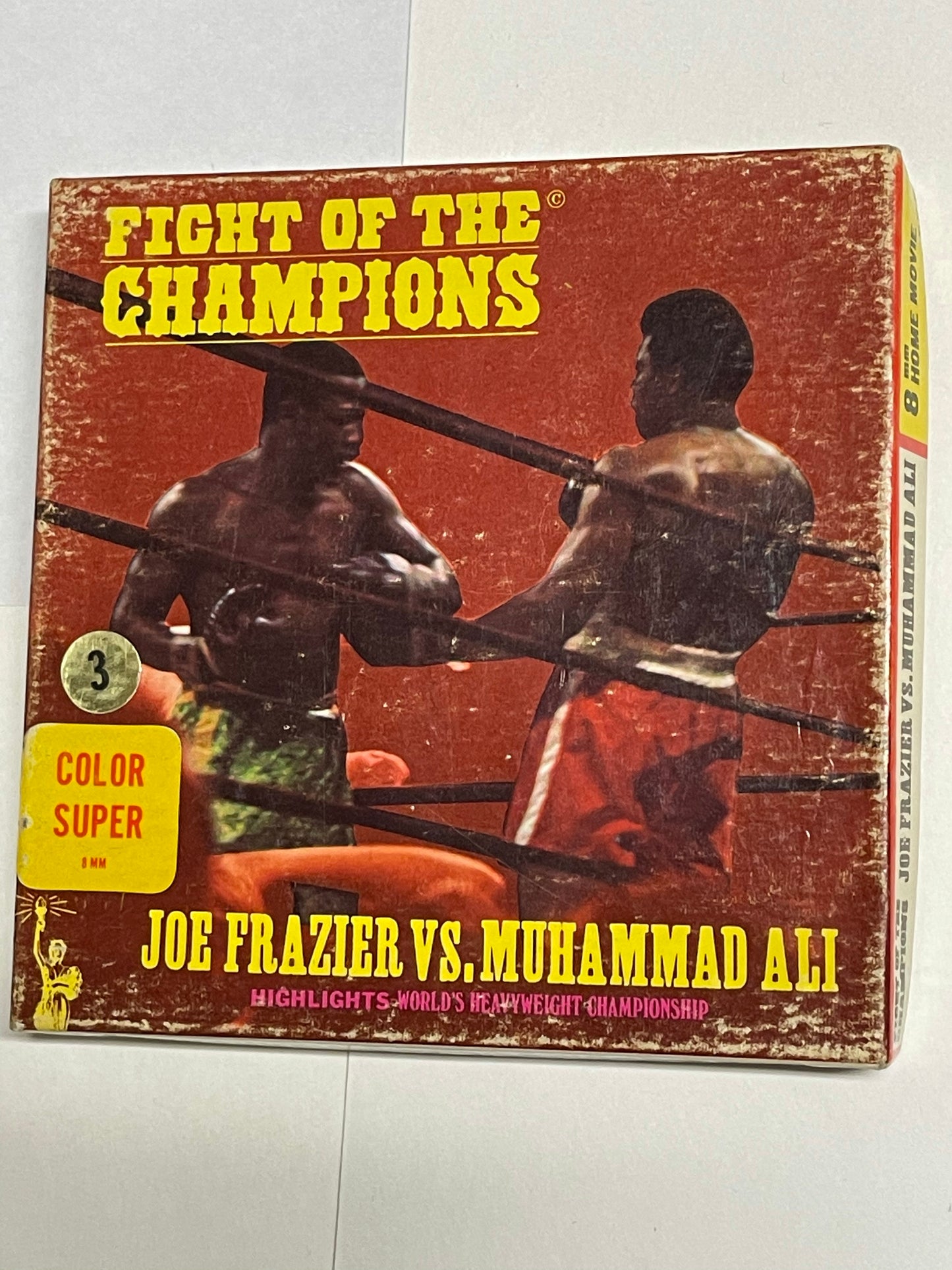 Muhammad Ali vs Joe Frazier rare vintage super 8 film boxing match 1970s