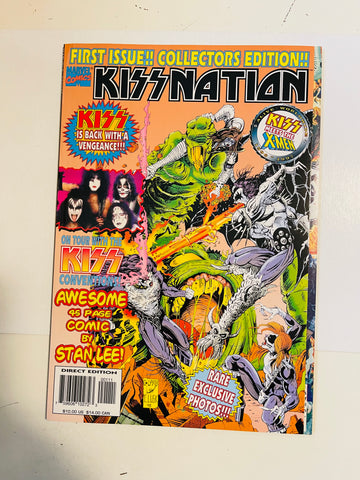Kissnation limited issued high grade comic book 1996