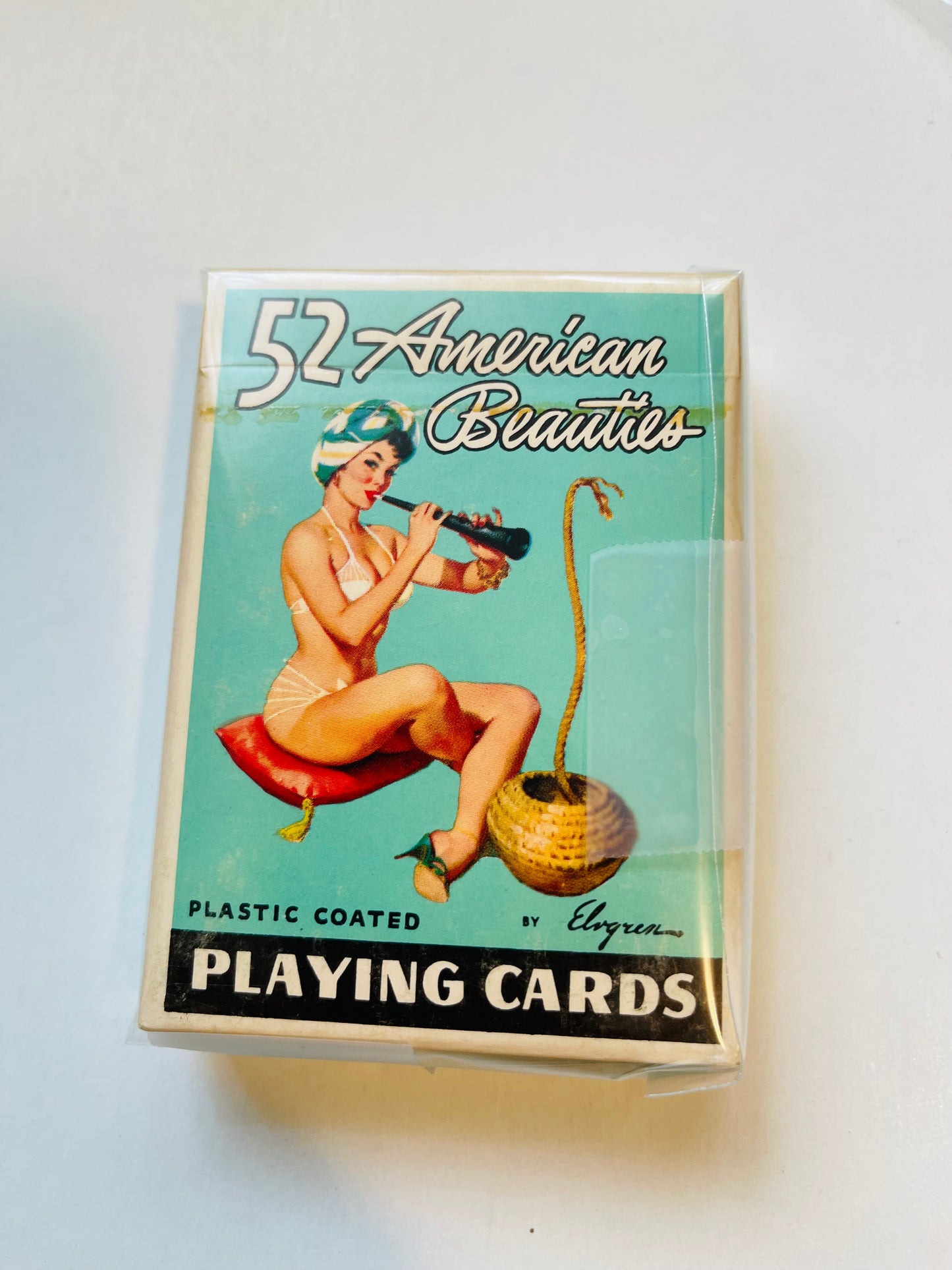 American Beauties Gil Elvgren 52 playing cards vintage deck 1950s