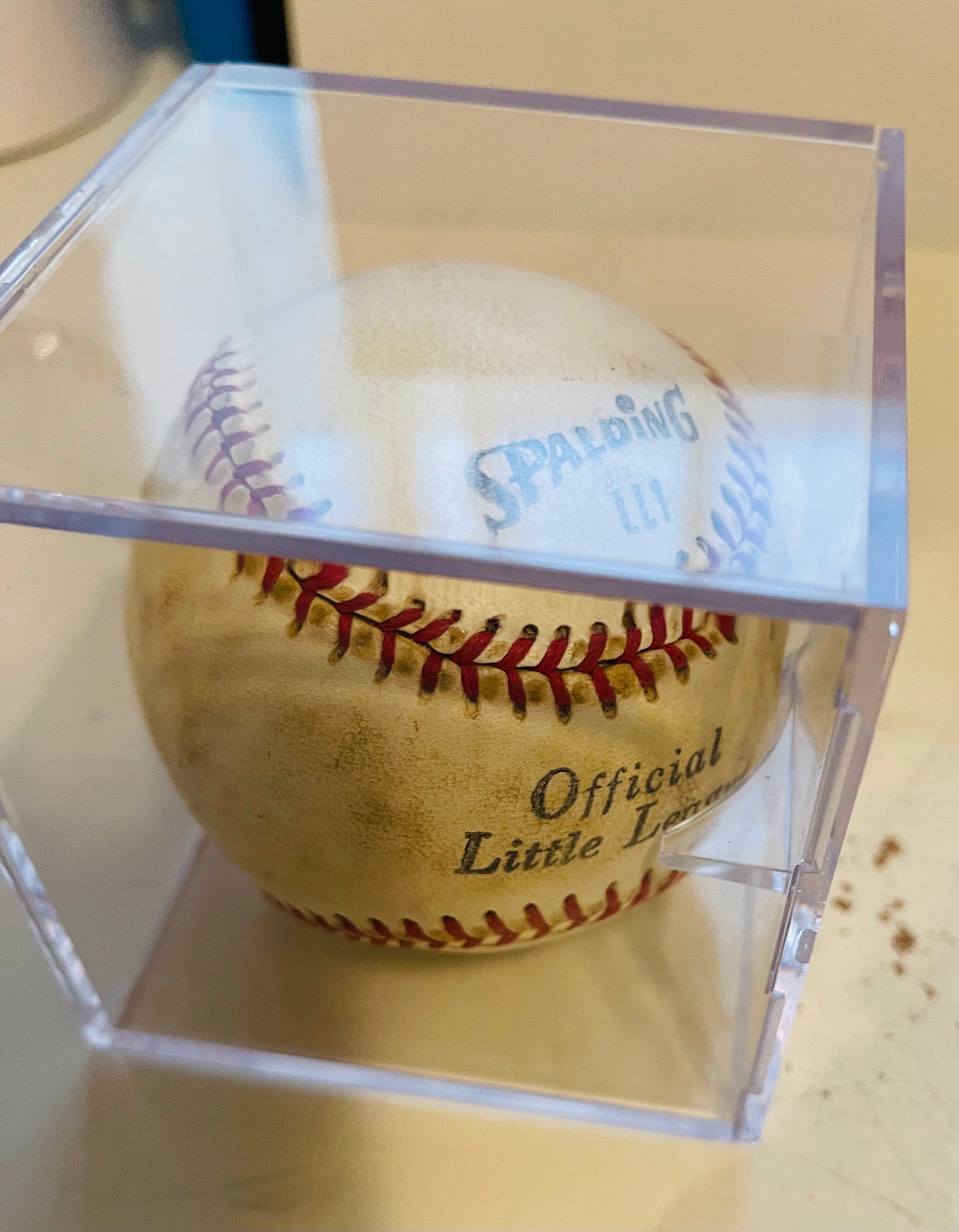 Mickey Mantle autographed baseball with case and COA