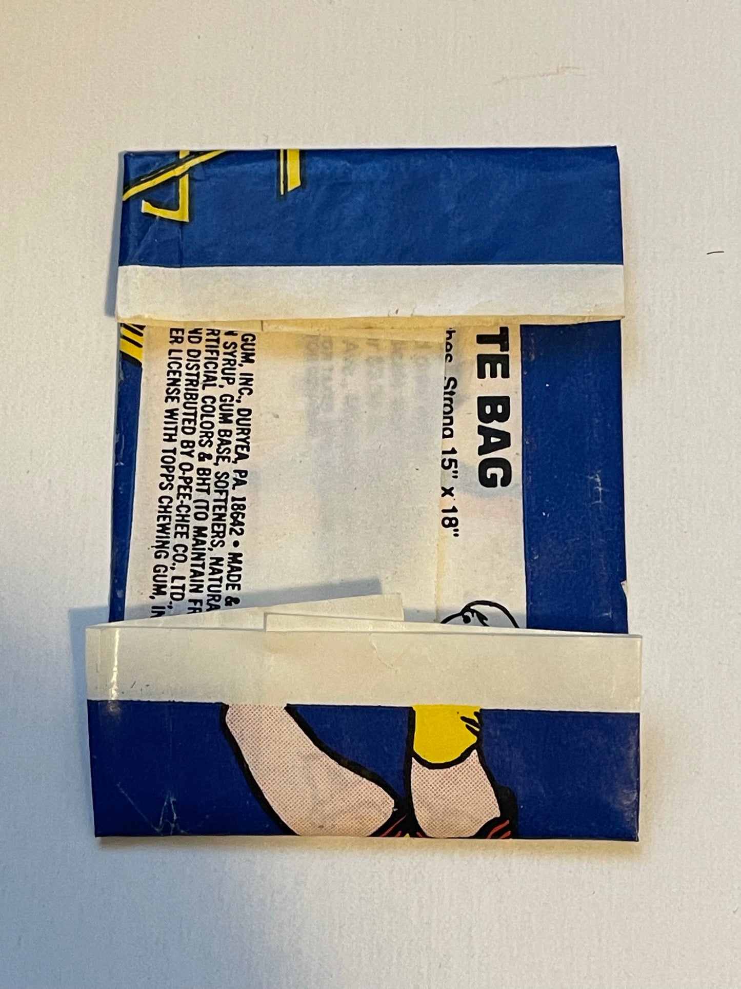 1977 Topps basketball wrapper