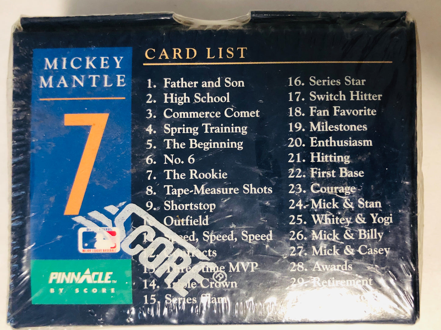 1990 Mickey Mantle baseball cards factory sealed set