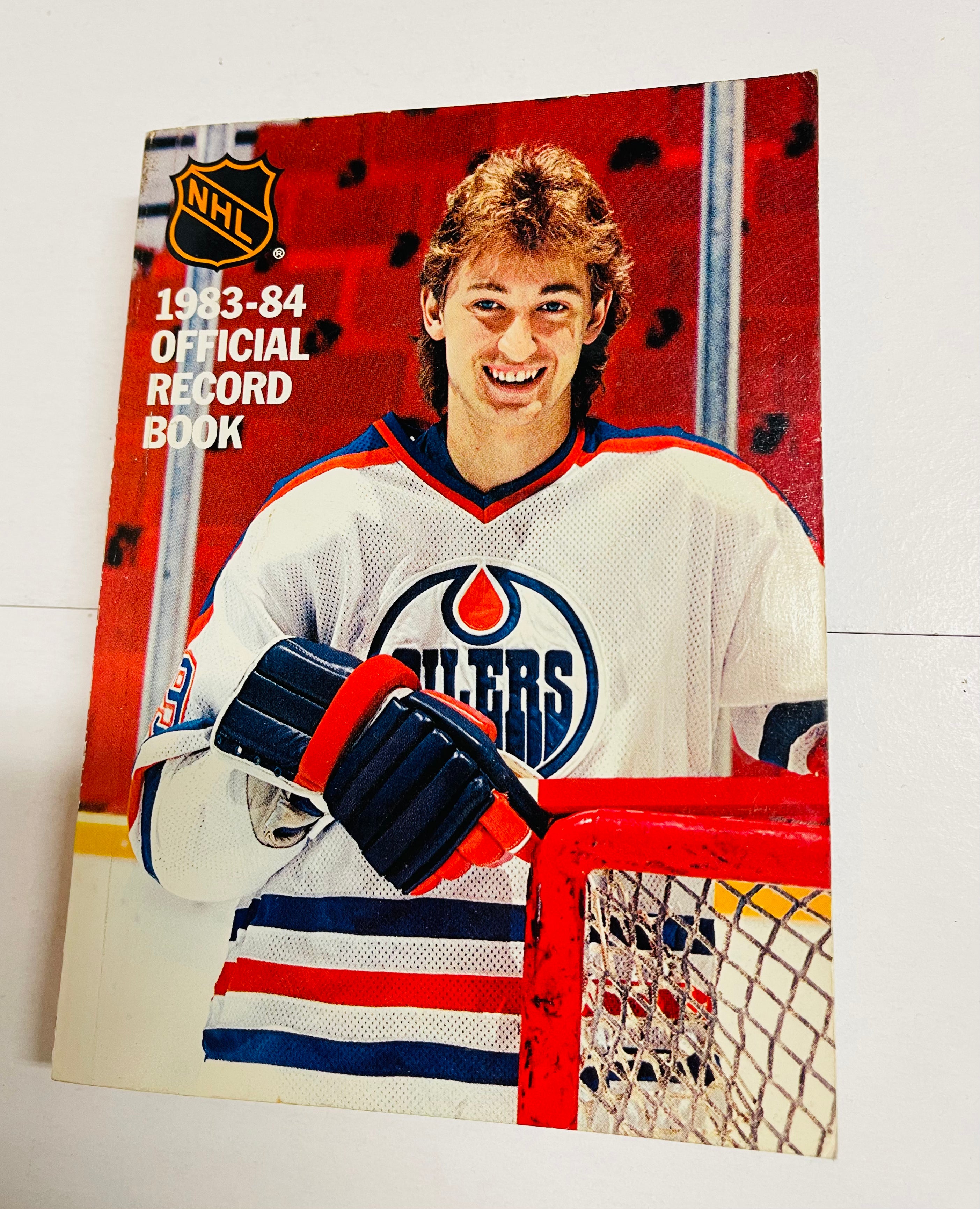 NHL hockey thick record book 1983-84
