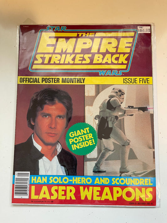 Star Wars Empire rare movie poster magazine 1981