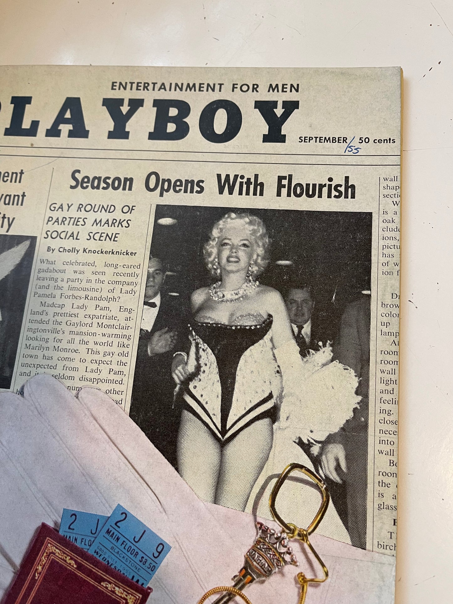 Playboy September with Marilyn Munroe 1955