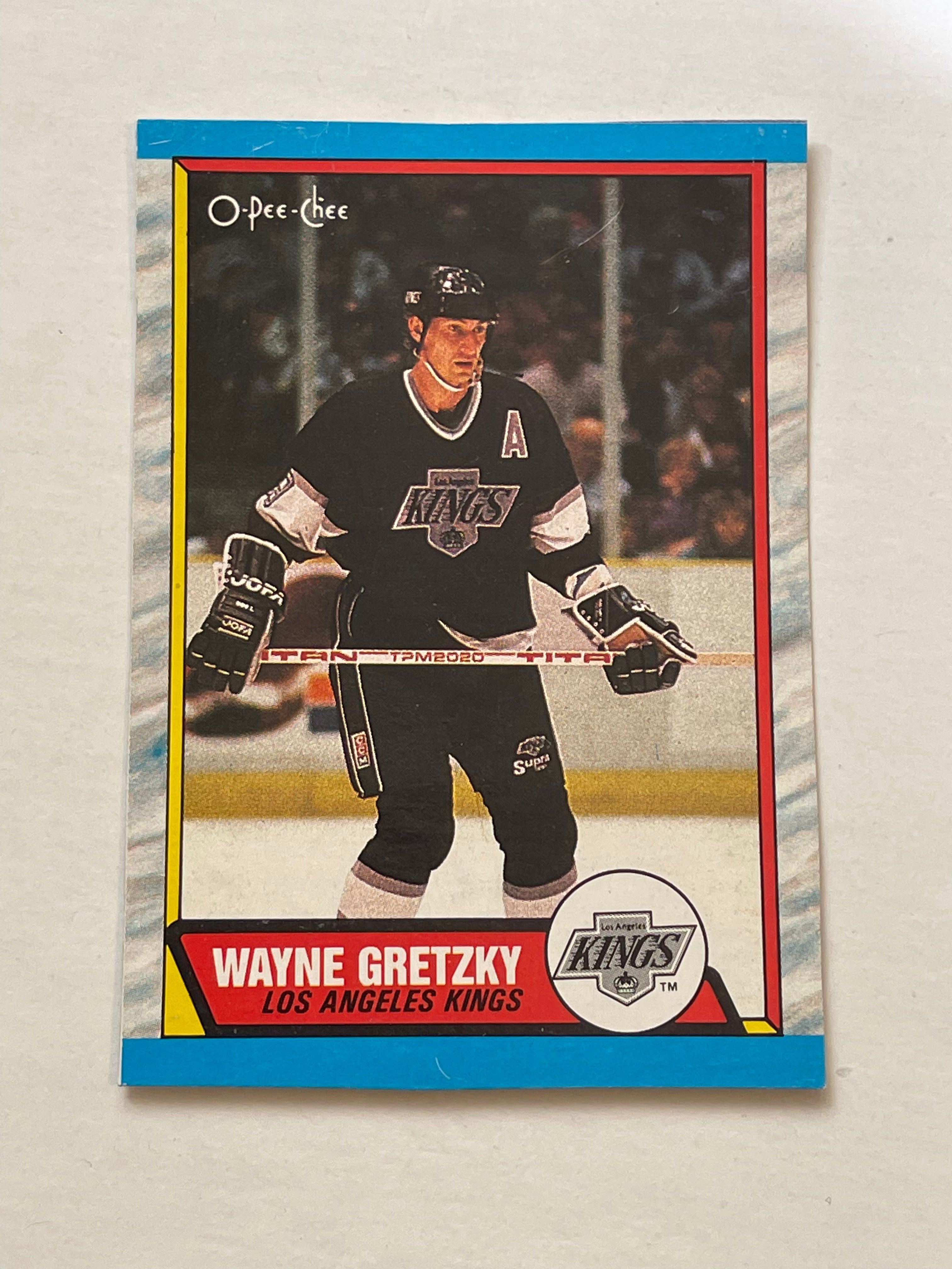 Wayne Gretzky opc E box bottom high grade hockey card 1989