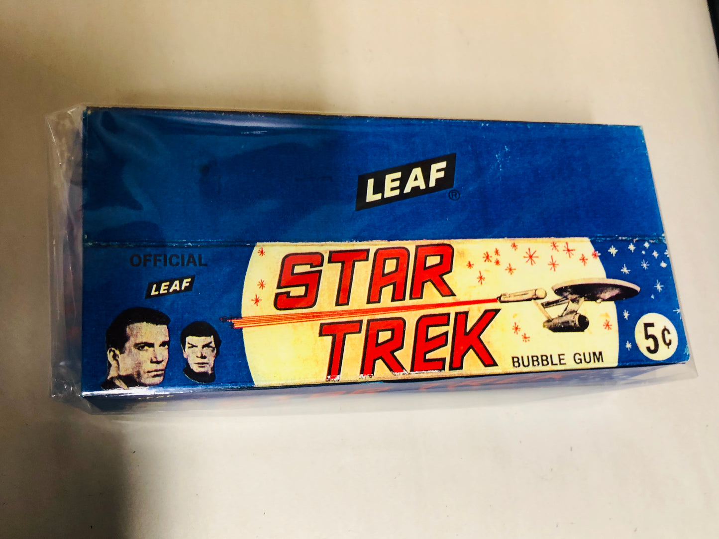 1967 Leaf Star Trek replica empty rare Display box