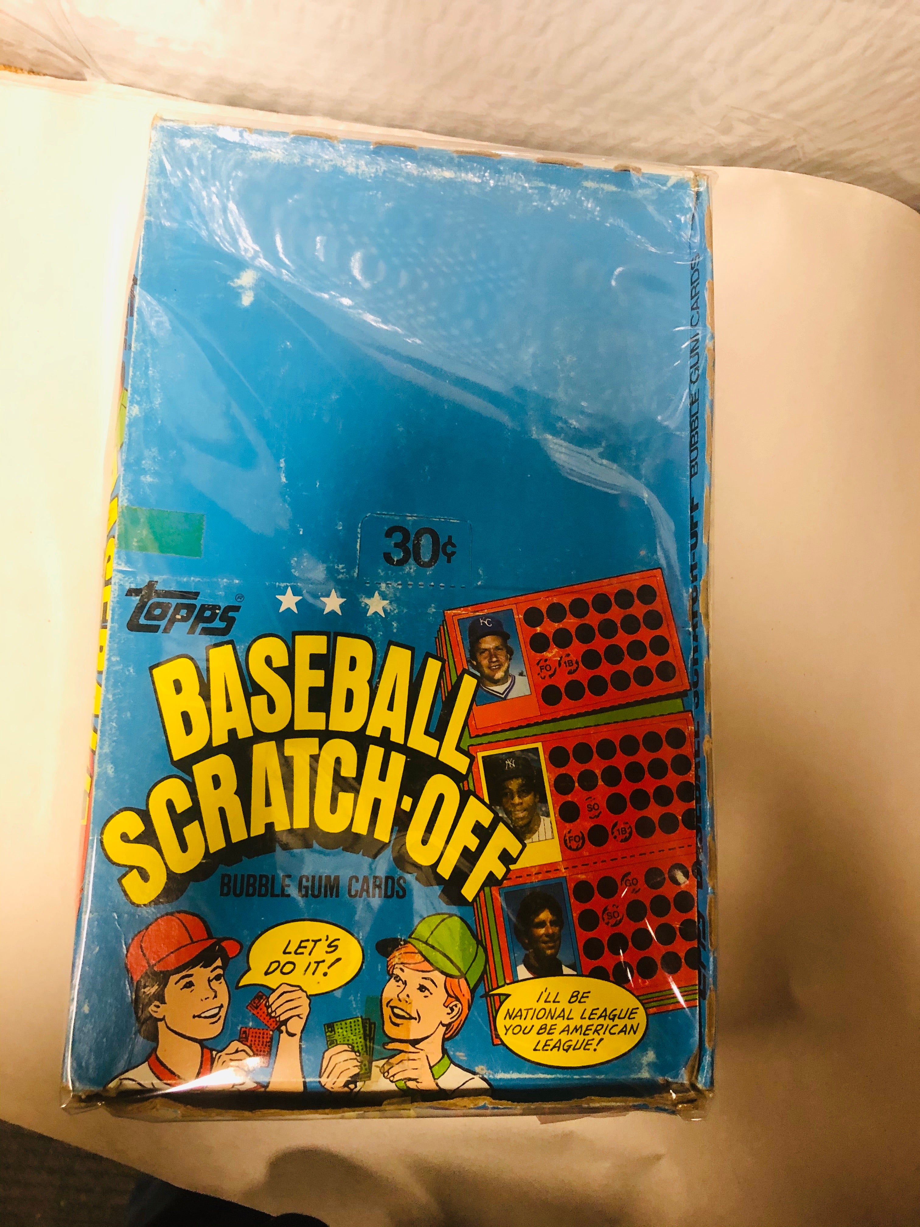 1981 Topps Baseball Scratchoffs rare 36 packs box