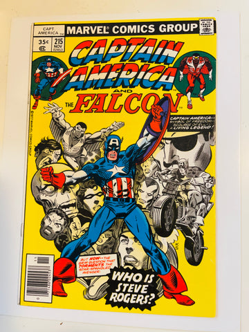 Captain America #215 Vf comic book 1977