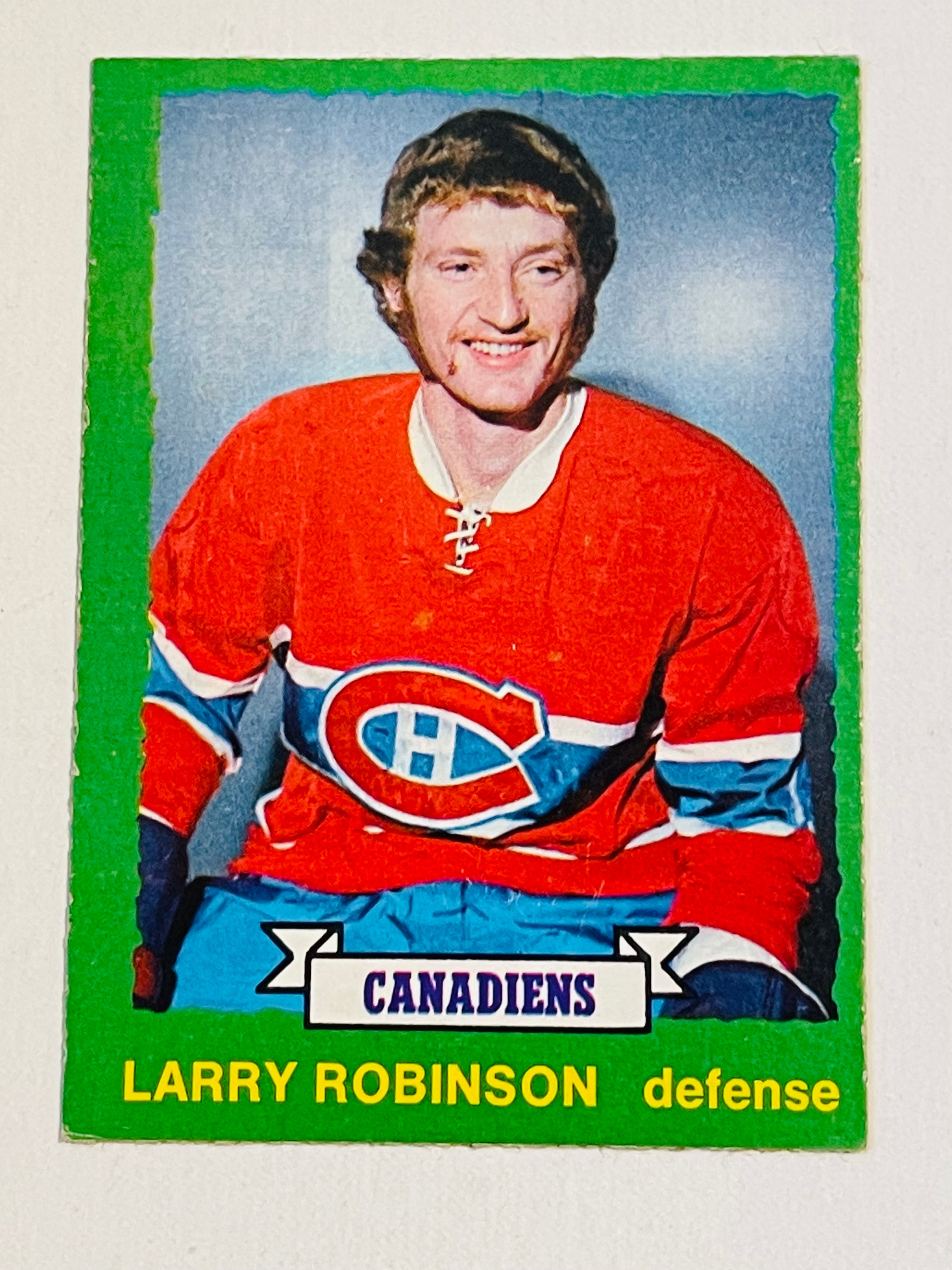Larry Robinson opc high grade rookie hockey card 1973-74