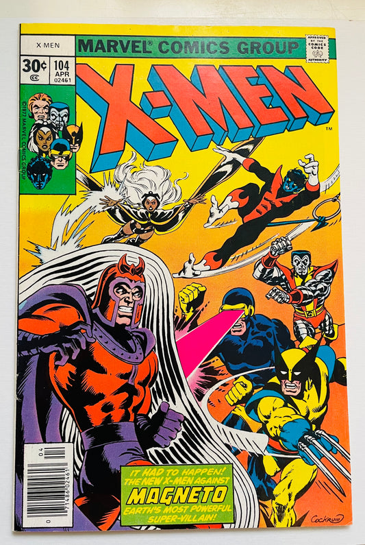 X-Men #104 Vf condition nice comic book