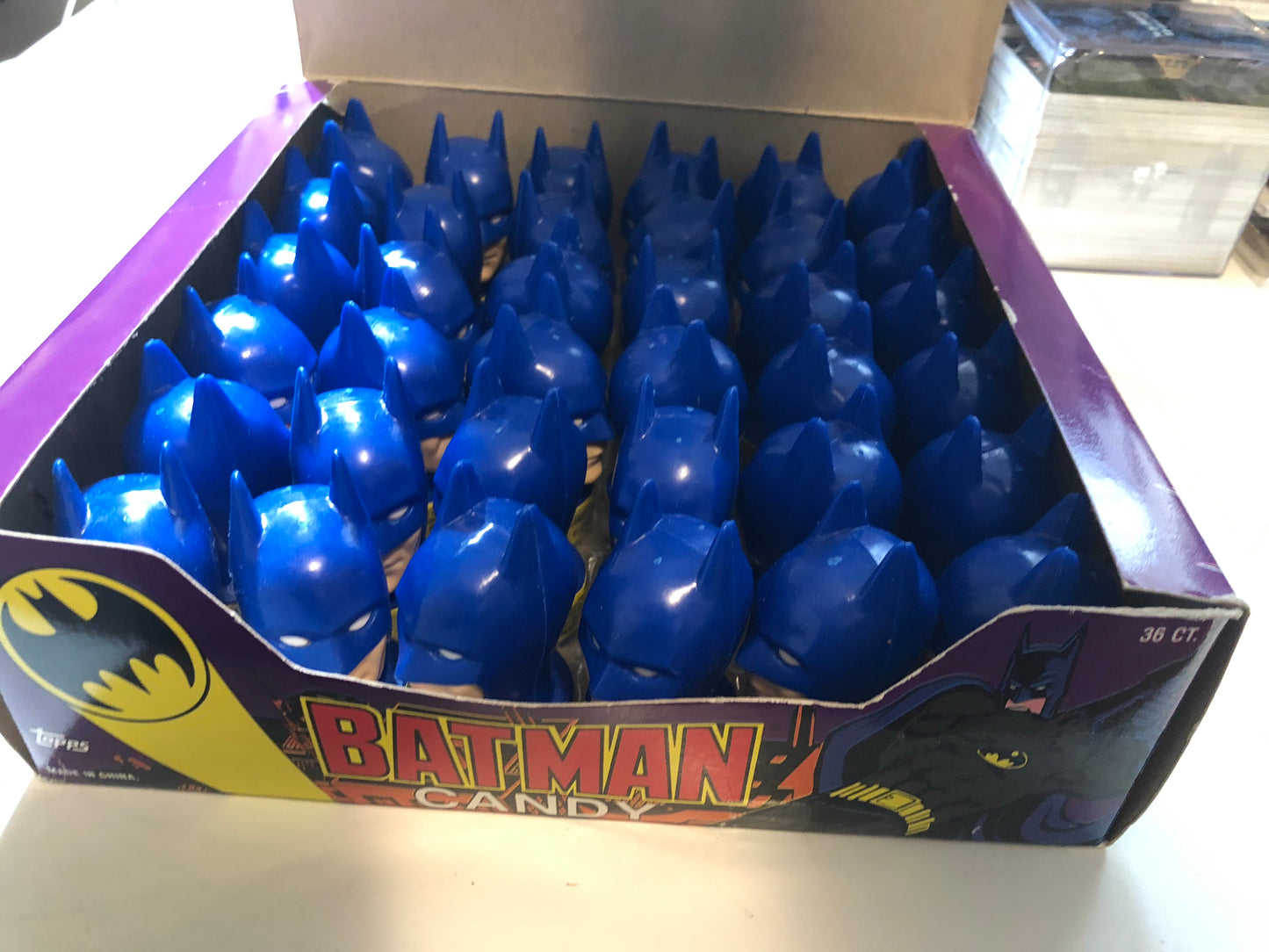 Batman candy heads rare 36 heads box 1991