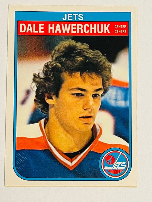 Dale Hawerchuk opc high grade hockey rookie card 1982-83