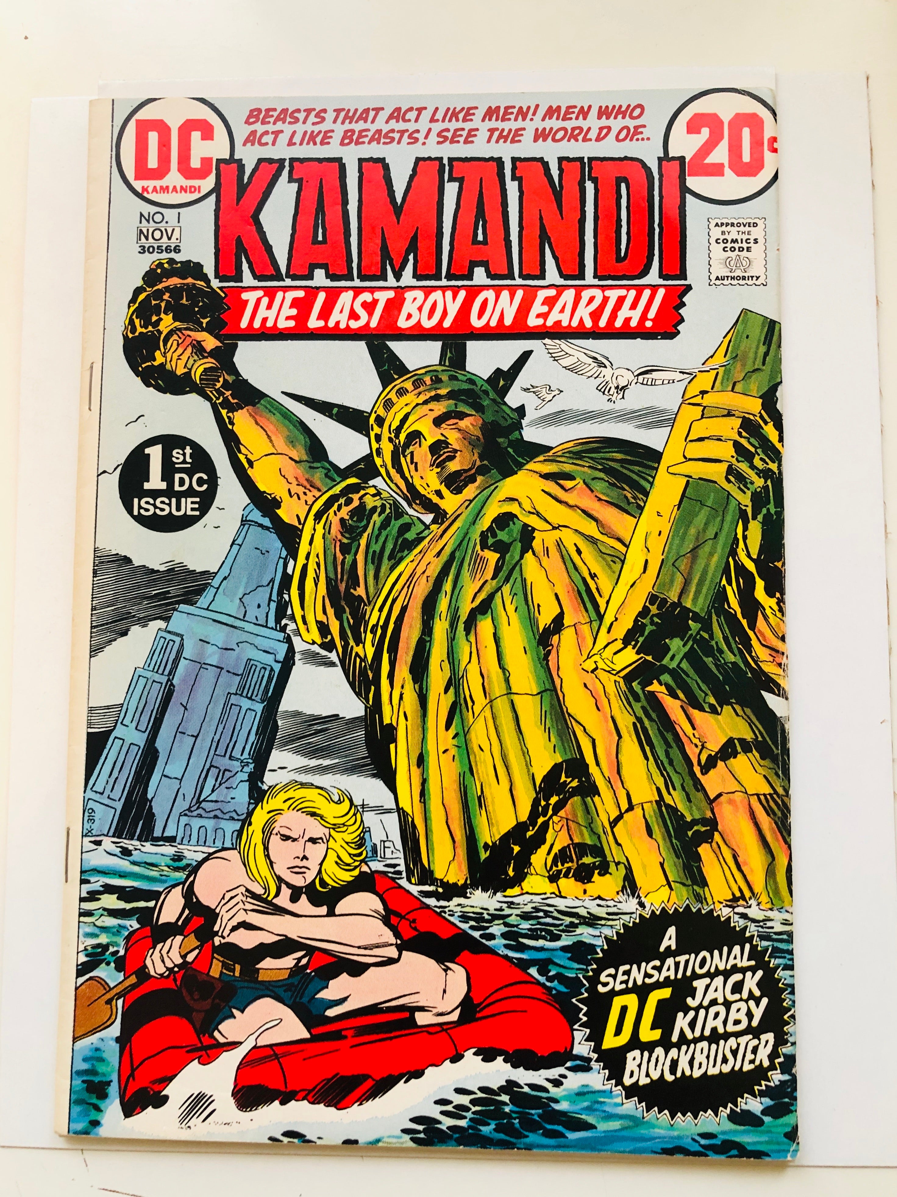 Kamandi The Last Boy on Earth #1 comic book 1972