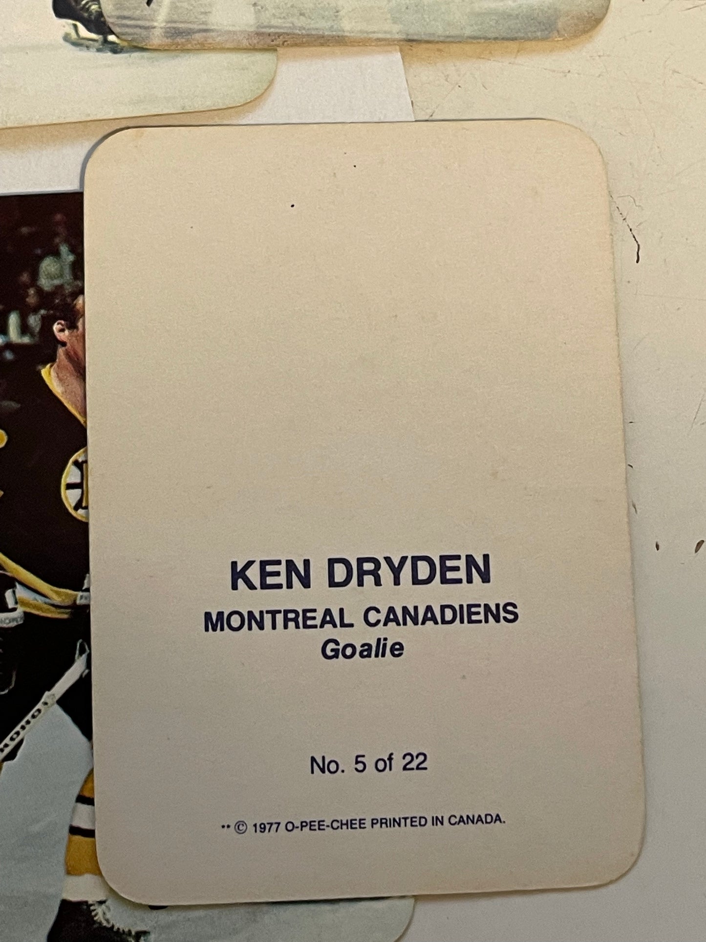 1977-78 opc hockey insert cards set