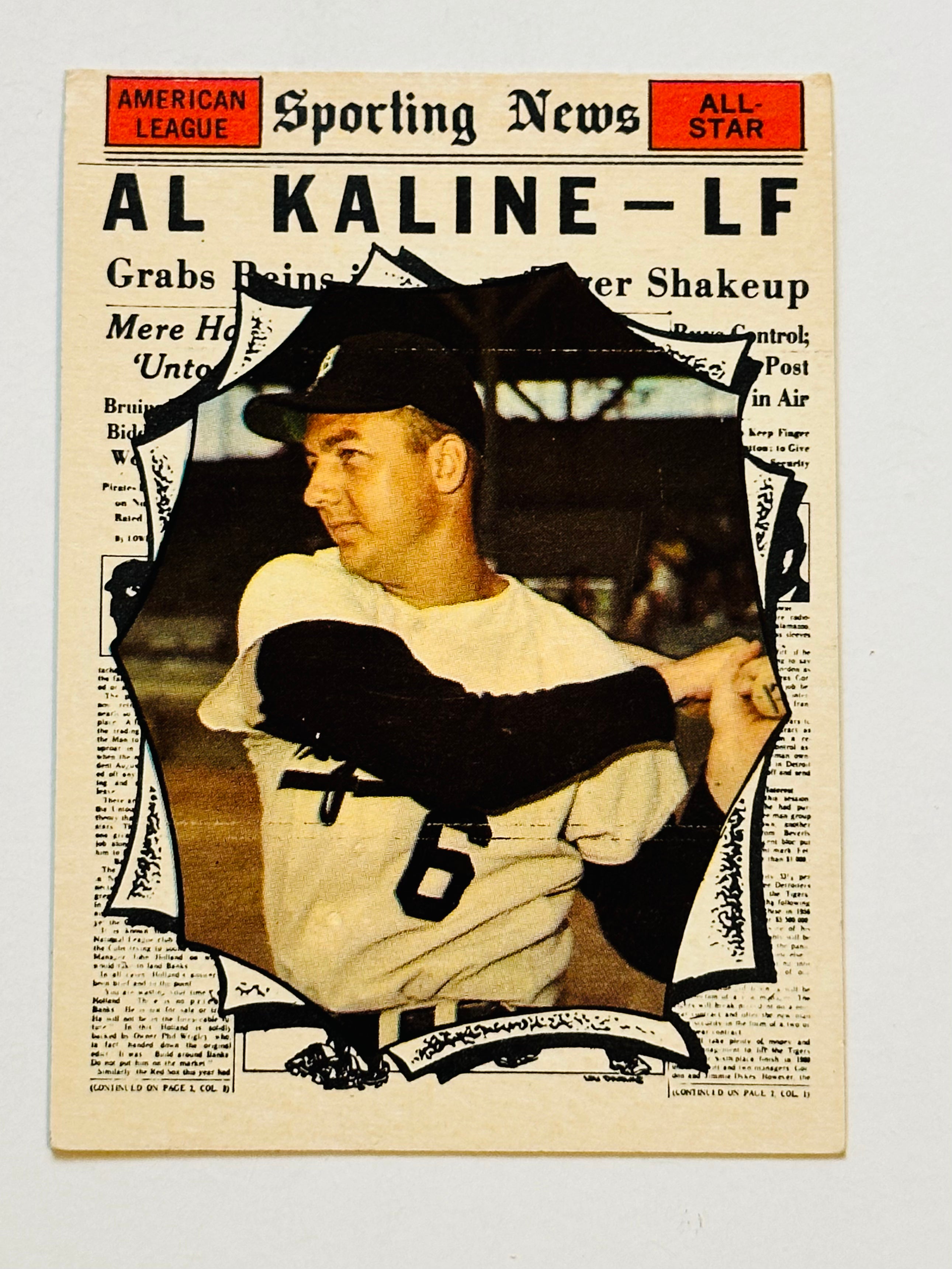 Al Kaline Topps baseball high grade card 1961