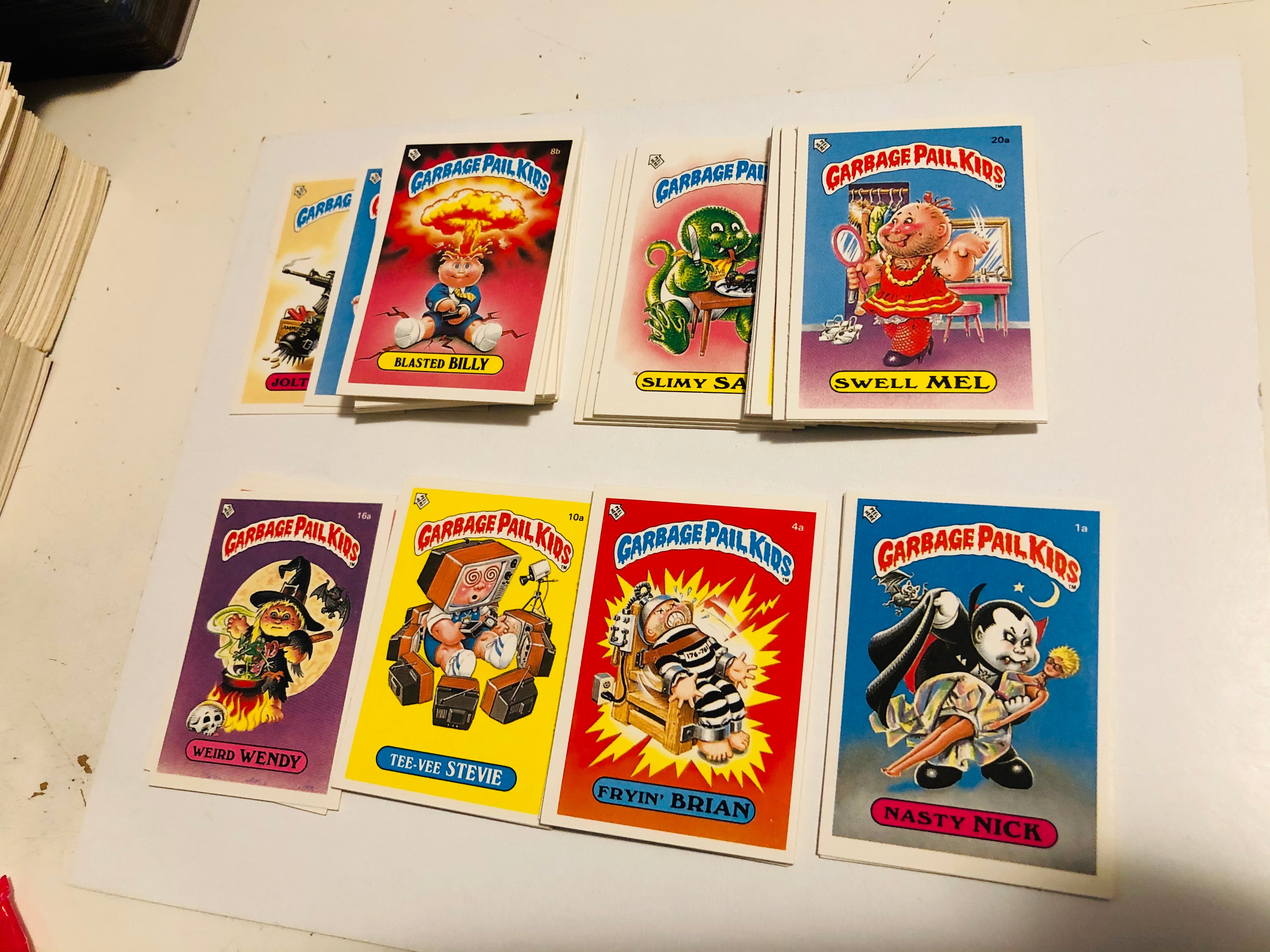 1985 Topps Garbage Pail Kids series 1 rare UK version A and B series set