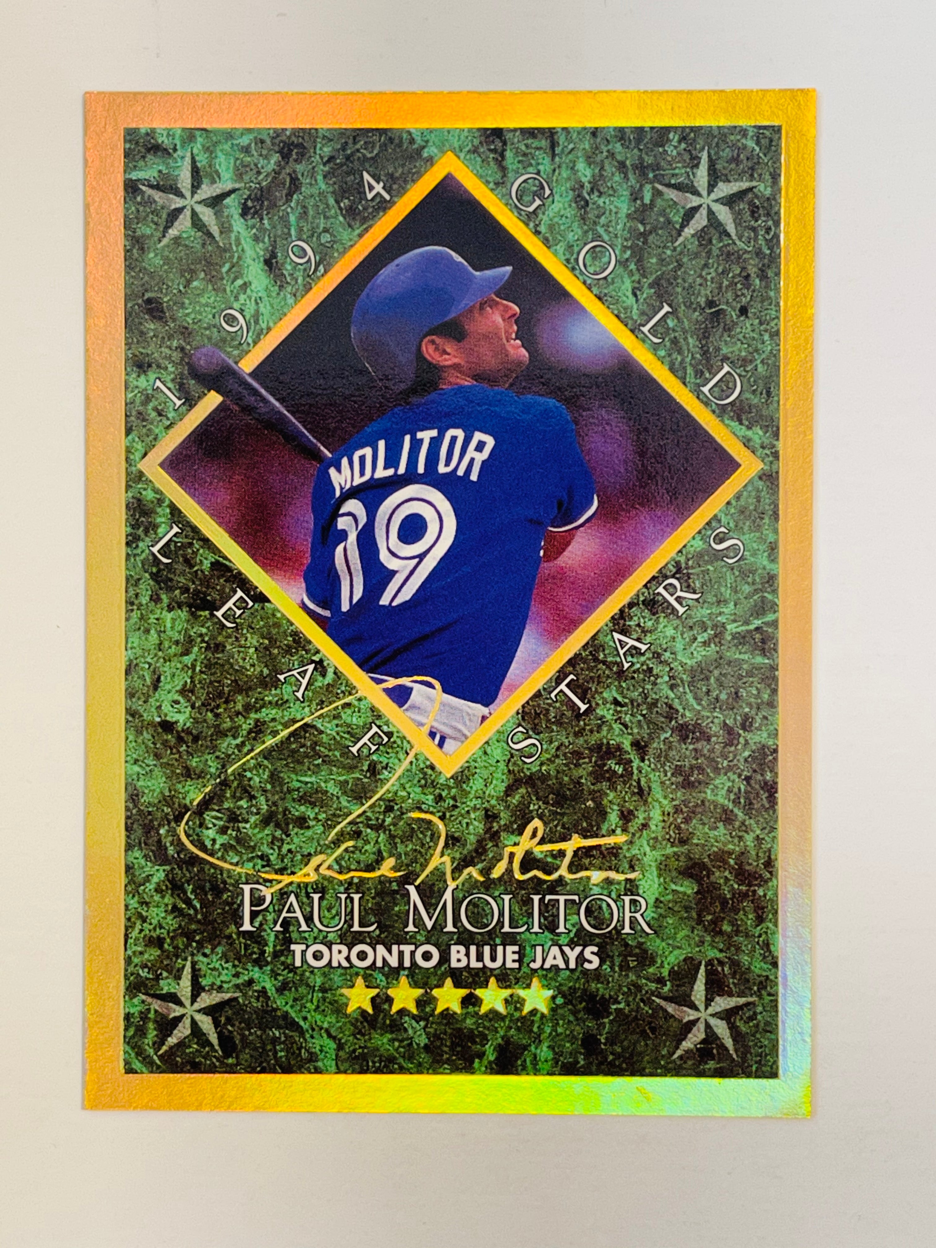 Toronto Blue Jays Paul Molitor Donruss foil baseball insert card 1994